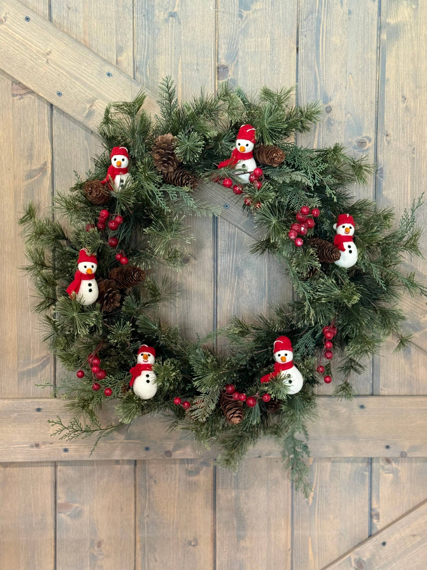 Handmade Snowman / Christmas Tree Ornament