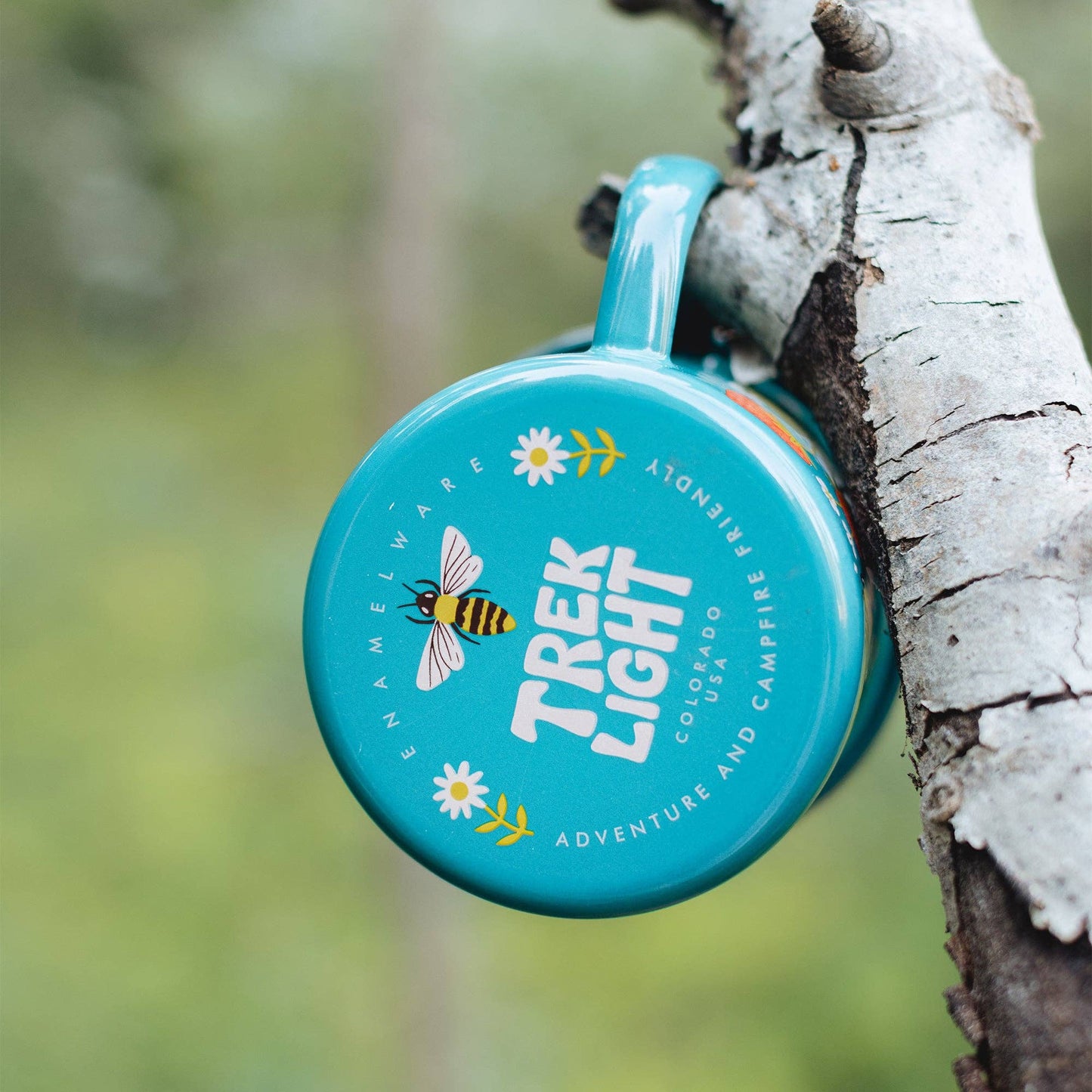 Enamel Coffee & Camp Mug | Garden Buzz