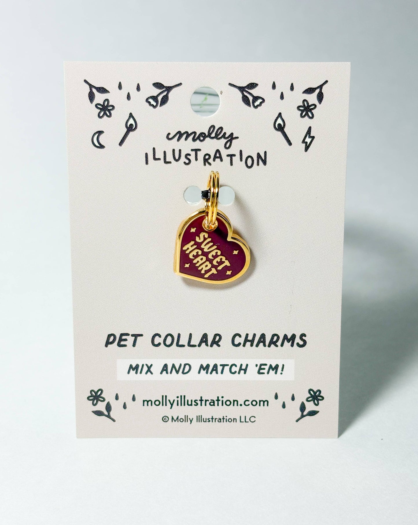 Sweetheart - Pet Collar Charm