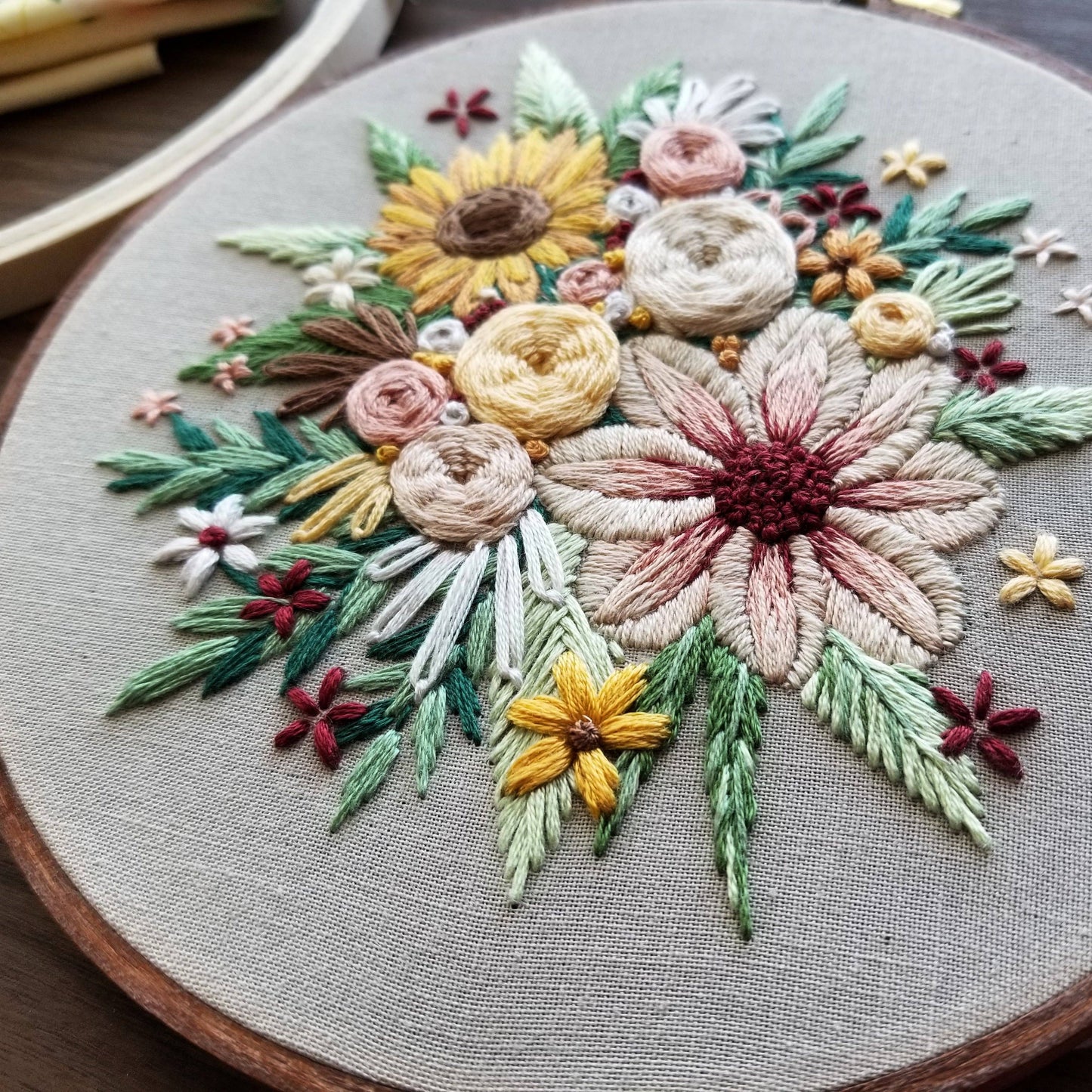 Floral Harvest - Embroidery Kit