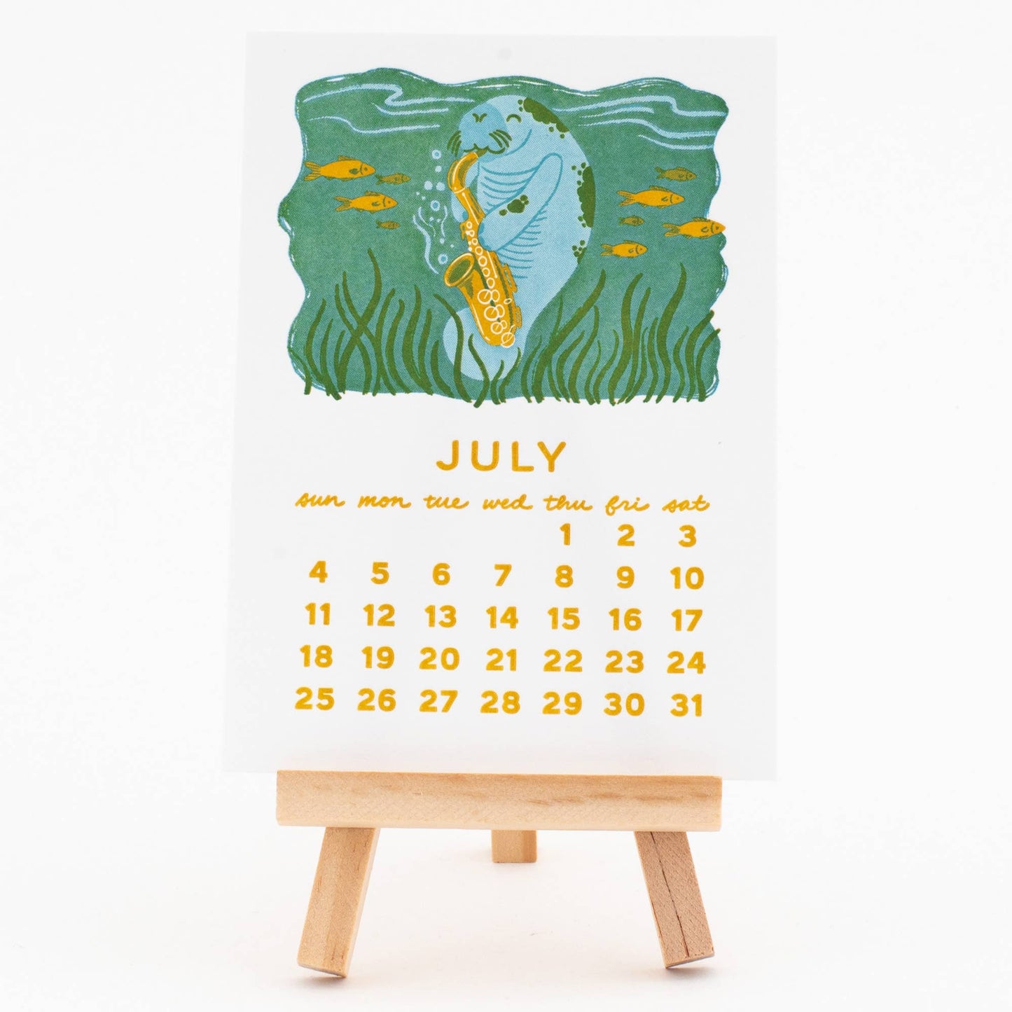 2027 Makin' Music Letterpress Desk Calendar