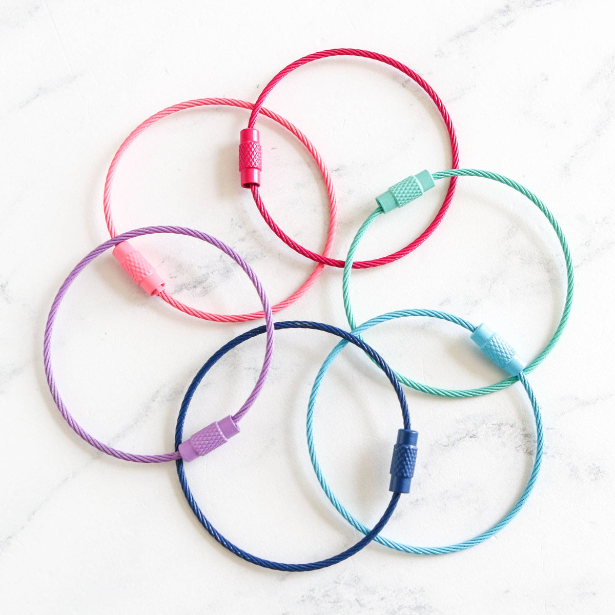 Twist Lock Floss Bobbin Thread Rings