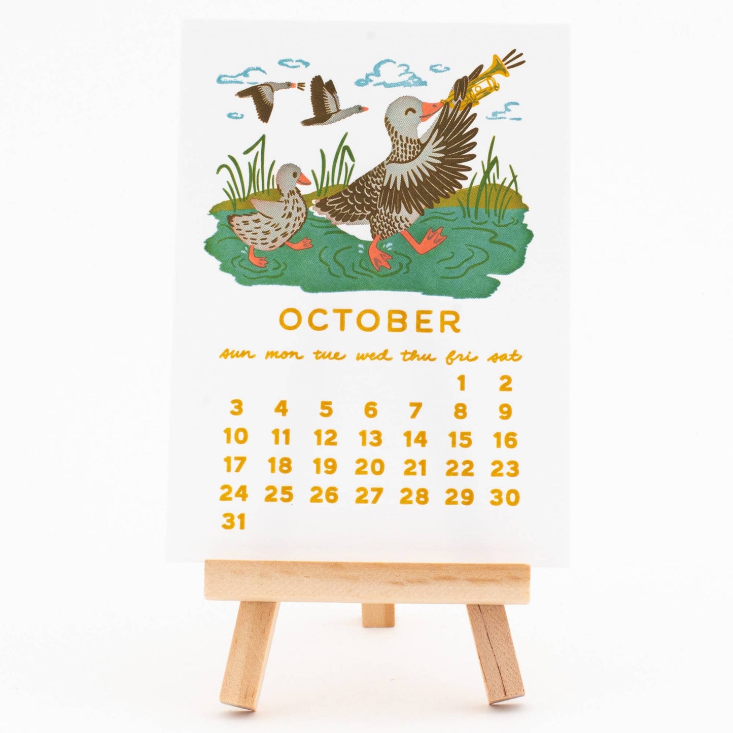 2027 Makin' Music Letterpress Desk Calendar