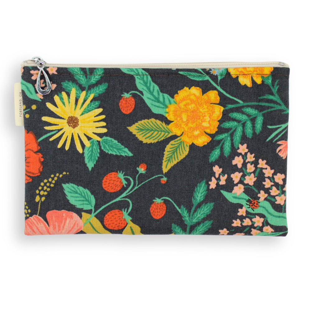 Canvas Wallet - Medium Zip Pouch