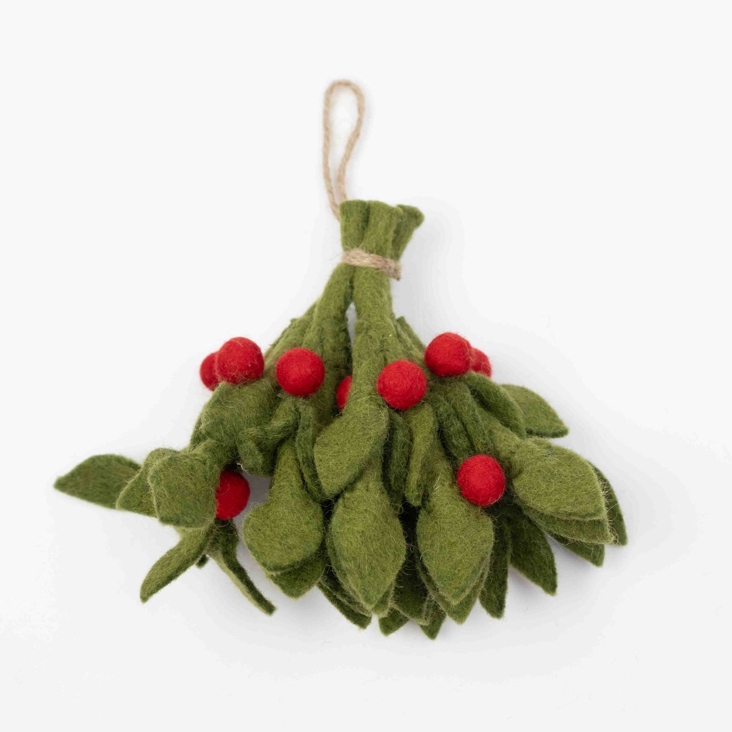 Misteltoe with Holly Berries