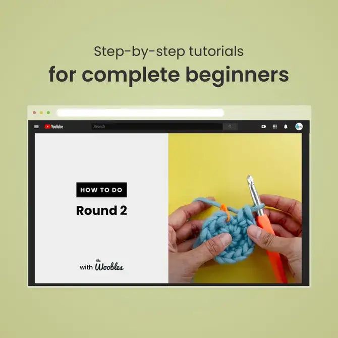 Bjorn the Narwhal - Beginner Crochet Kit