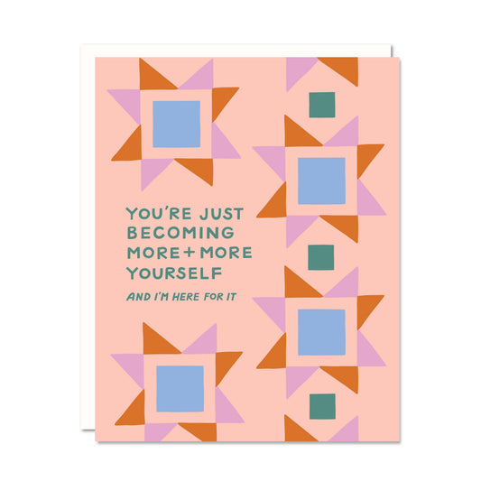 More Yourself - LGBTQ+ Pride Congratulations Card