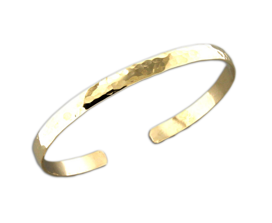 Luxe Hammered Cuff Bracelet