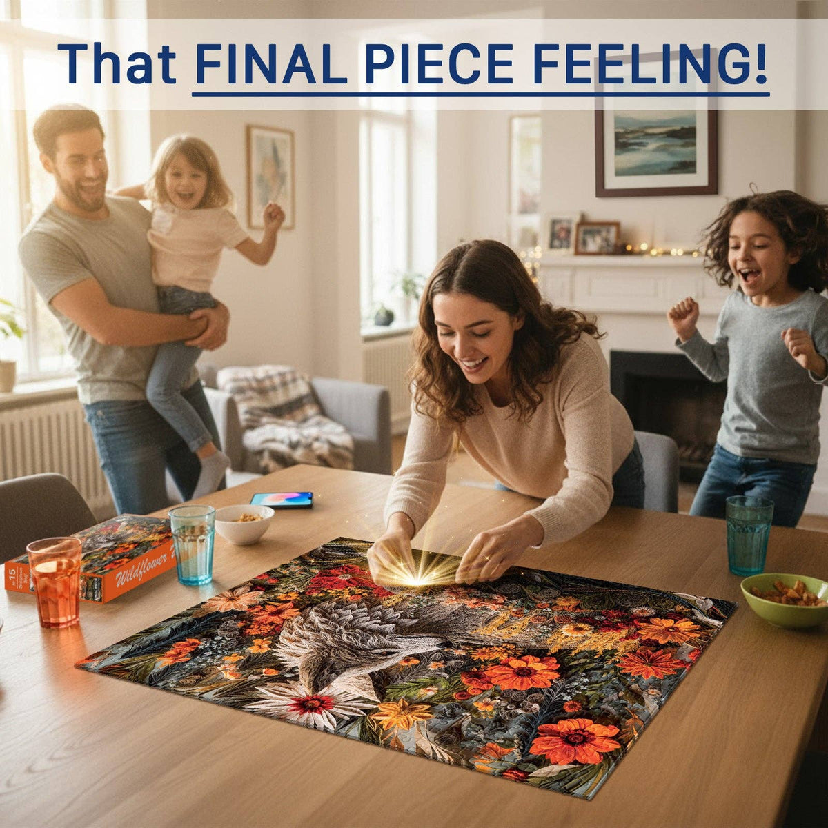 No. 15 - Wildflower Wolf - 1000 Piece