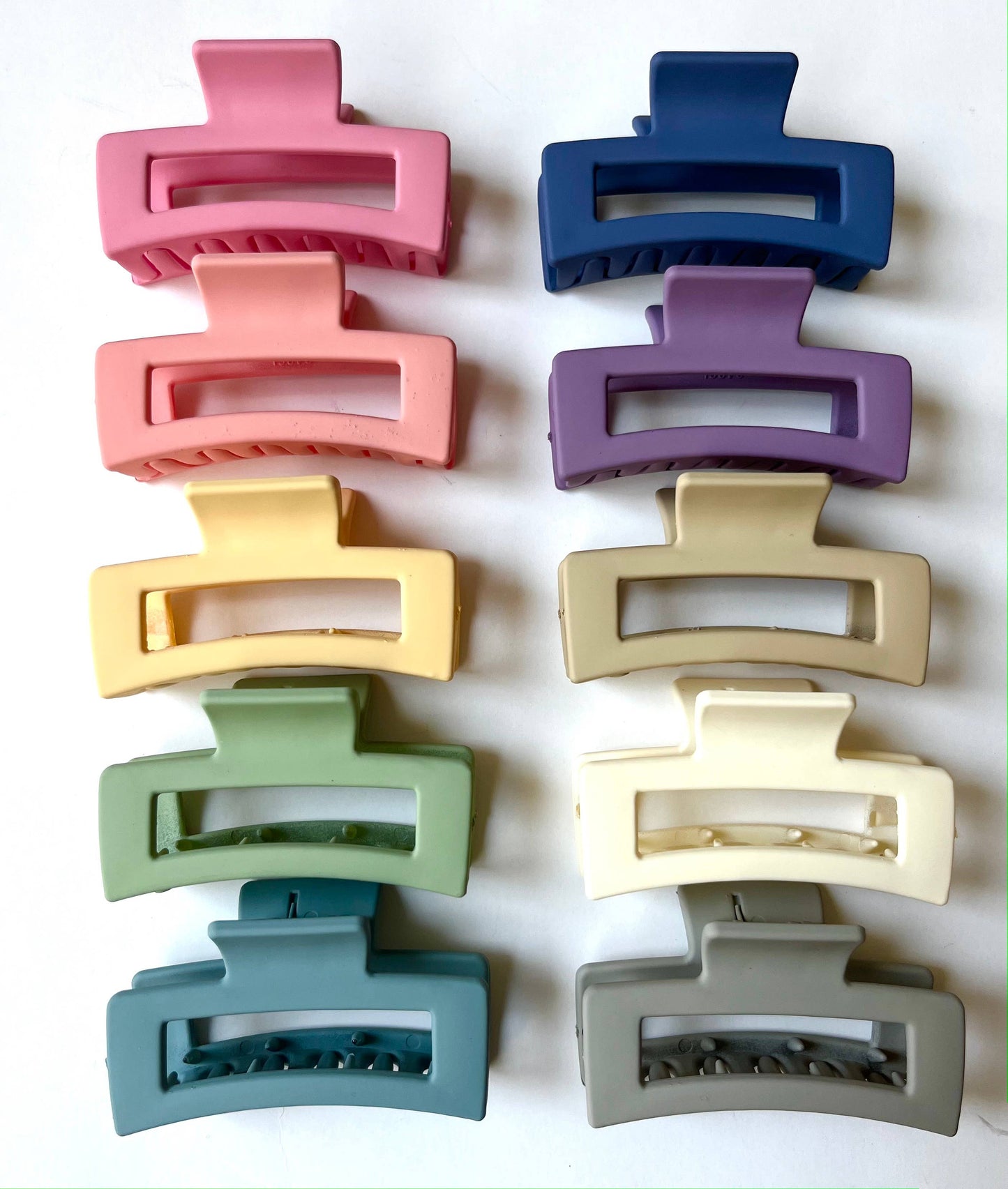 Rectangle Hair Claw Clips - S