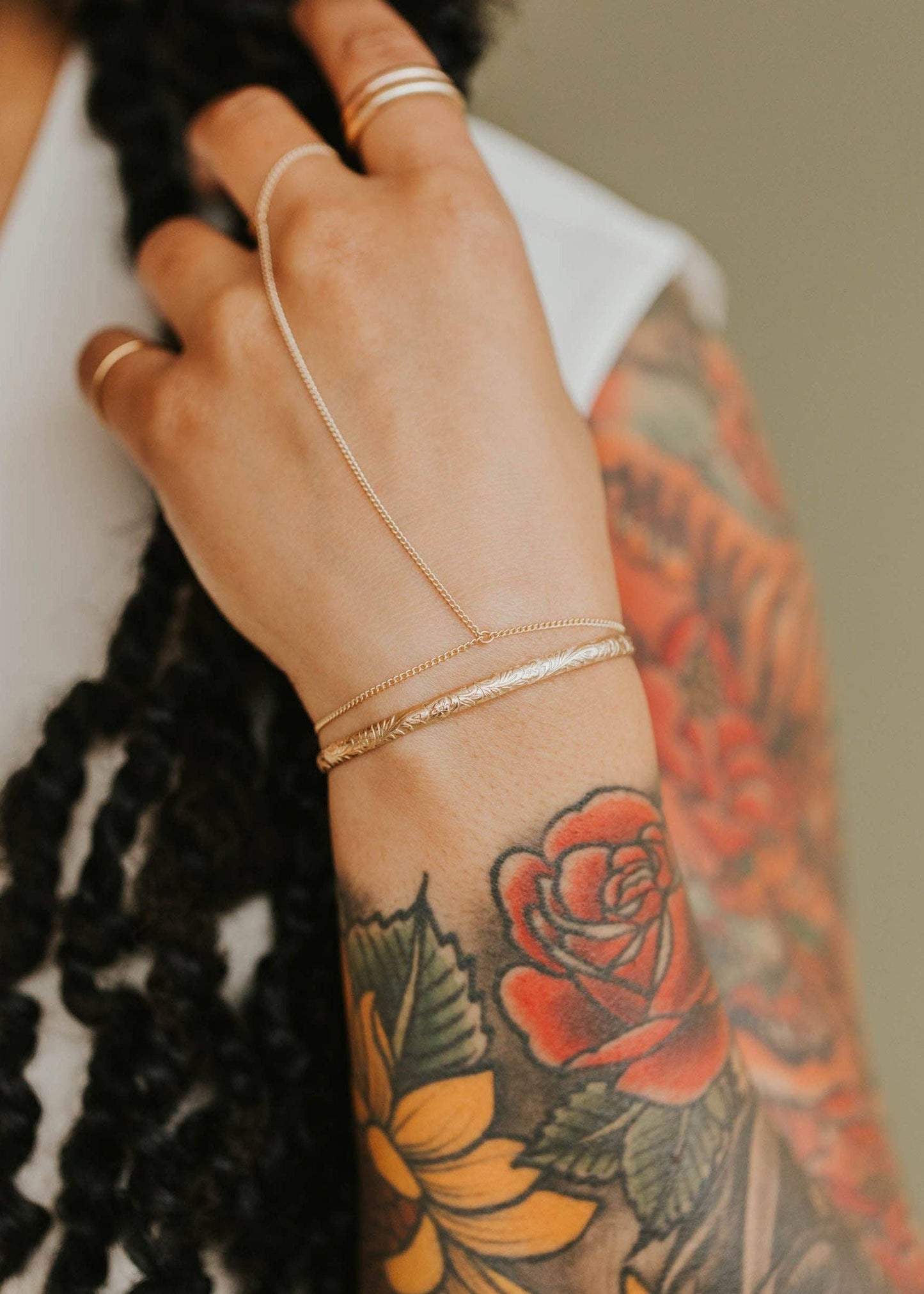 Luxe Floral Cuff