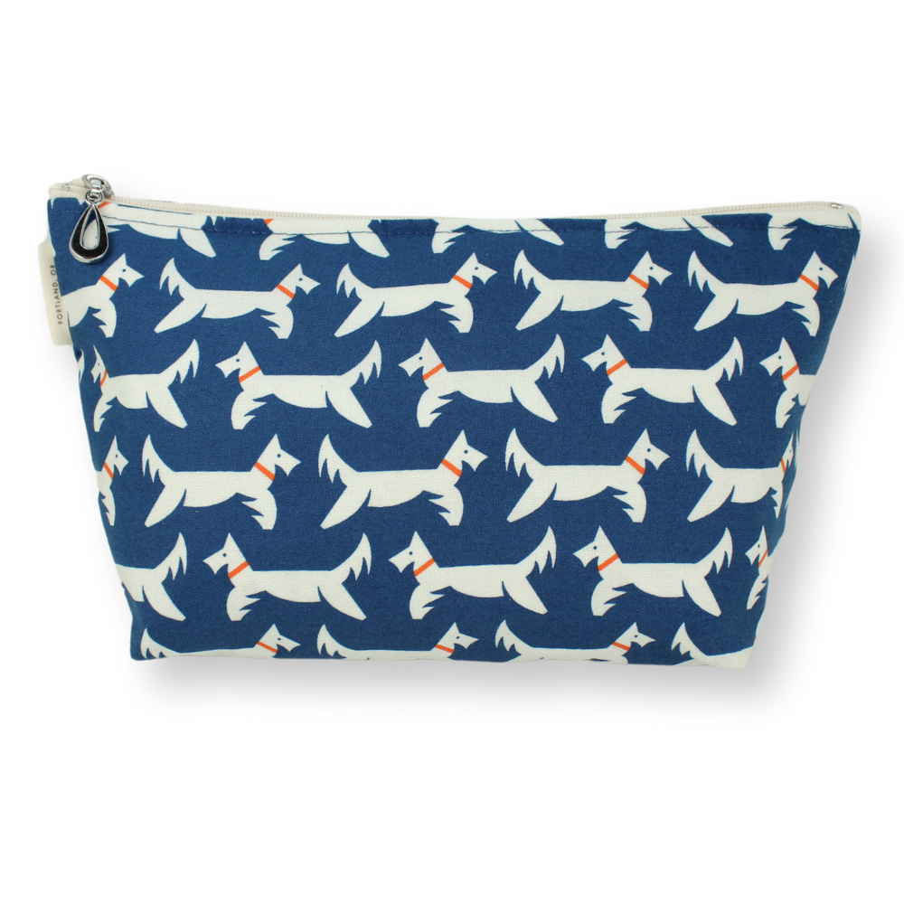 The Medium Makeup Bag | Lined Zip Pouch