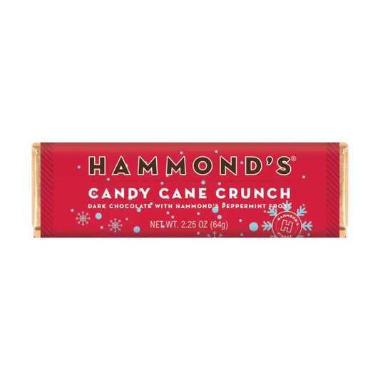 Candy Bar - Dark Chocolate - Candy Cane Crunch - 2.25 oz