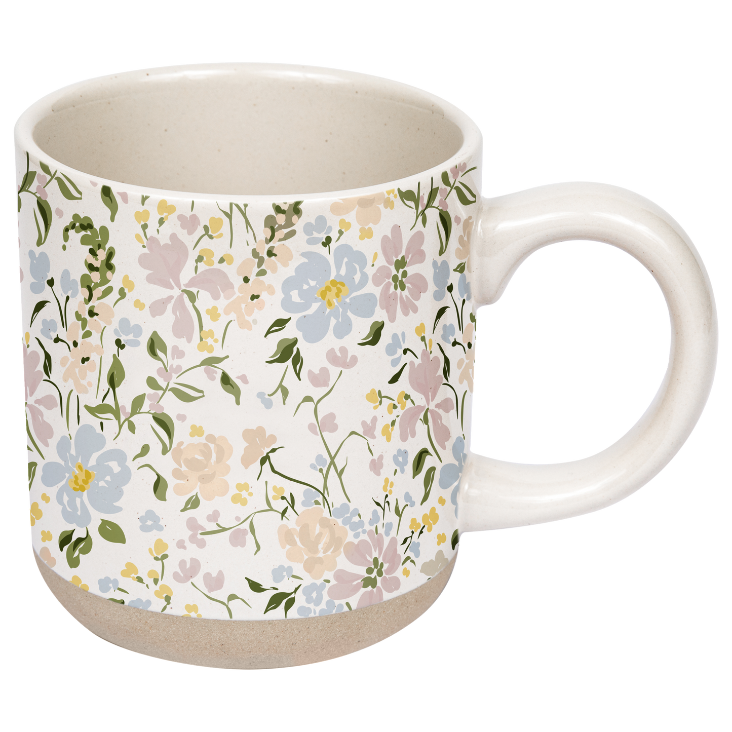 Pastel Floral - Stoneware Coffee Mug