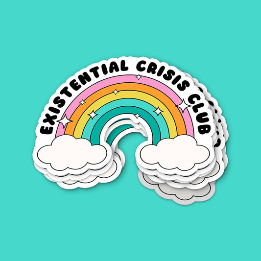 Existential Crisis Club Vinyl Sticker 