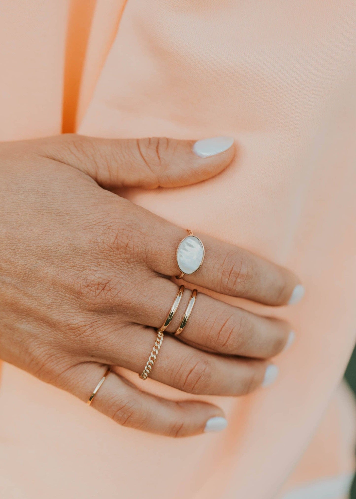 Mother of Pearl Ring