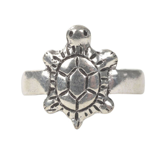 Silver Turtle Toe Ring