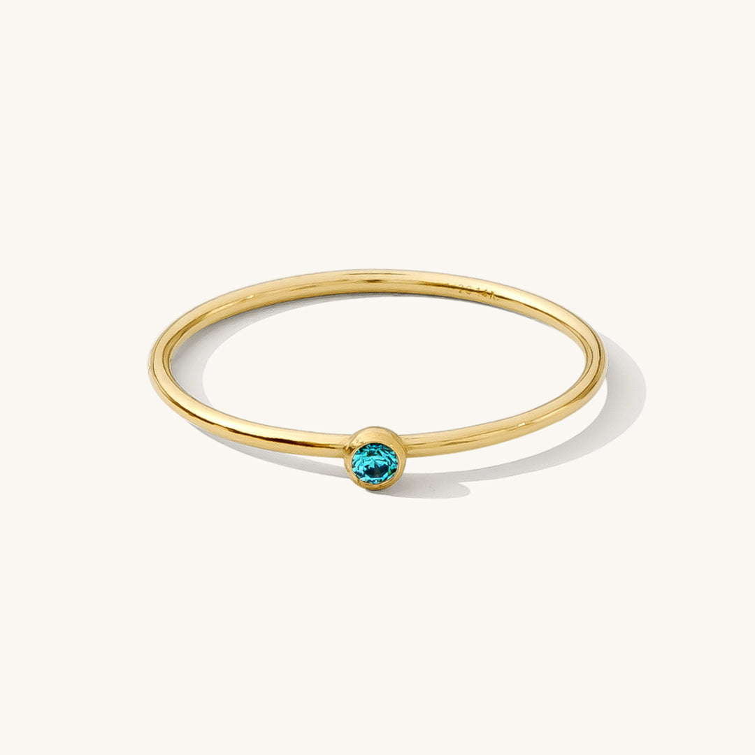 Birthstone Stacking Ring
