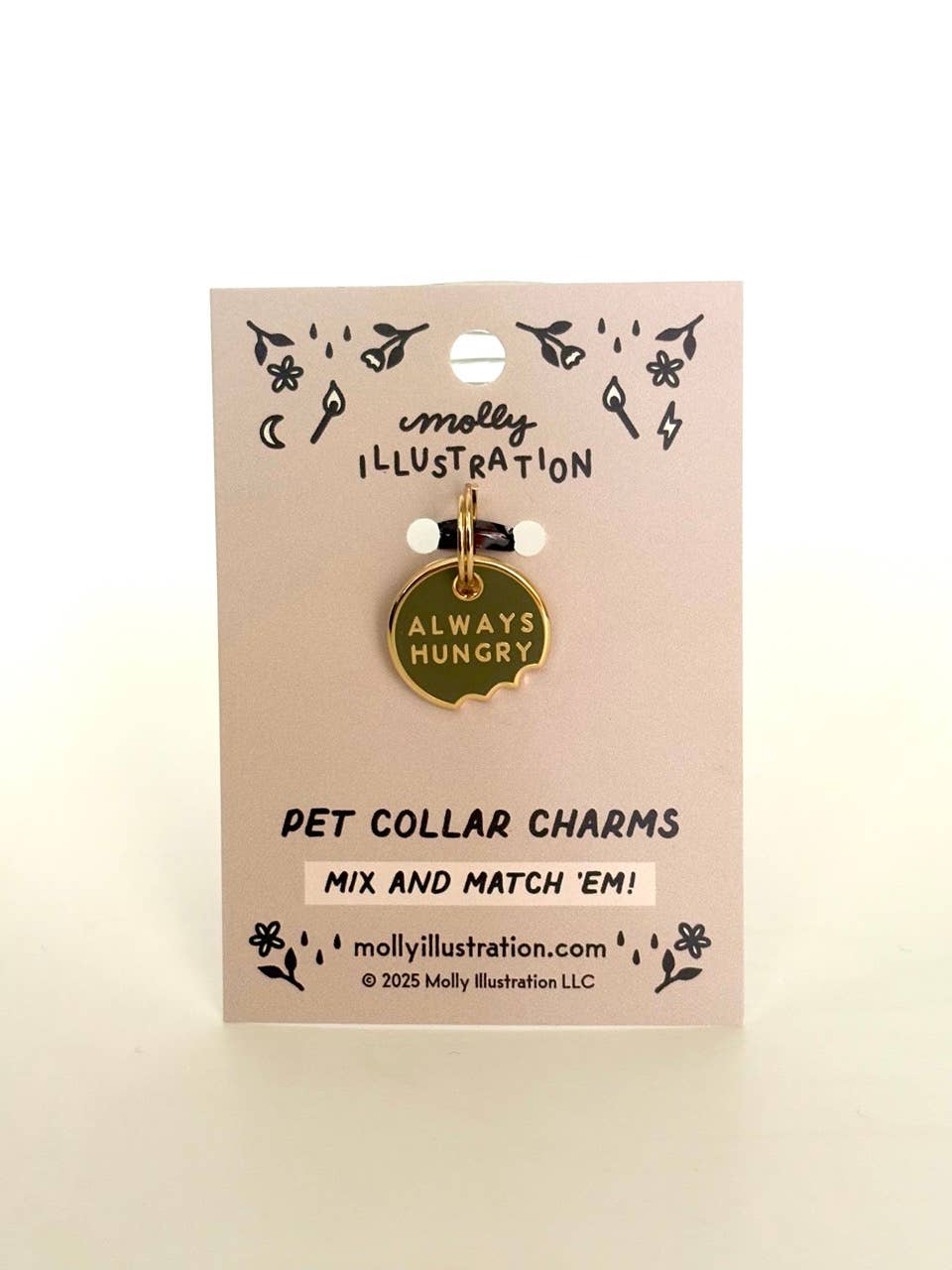 Always Hungry - Pet Collar Charm