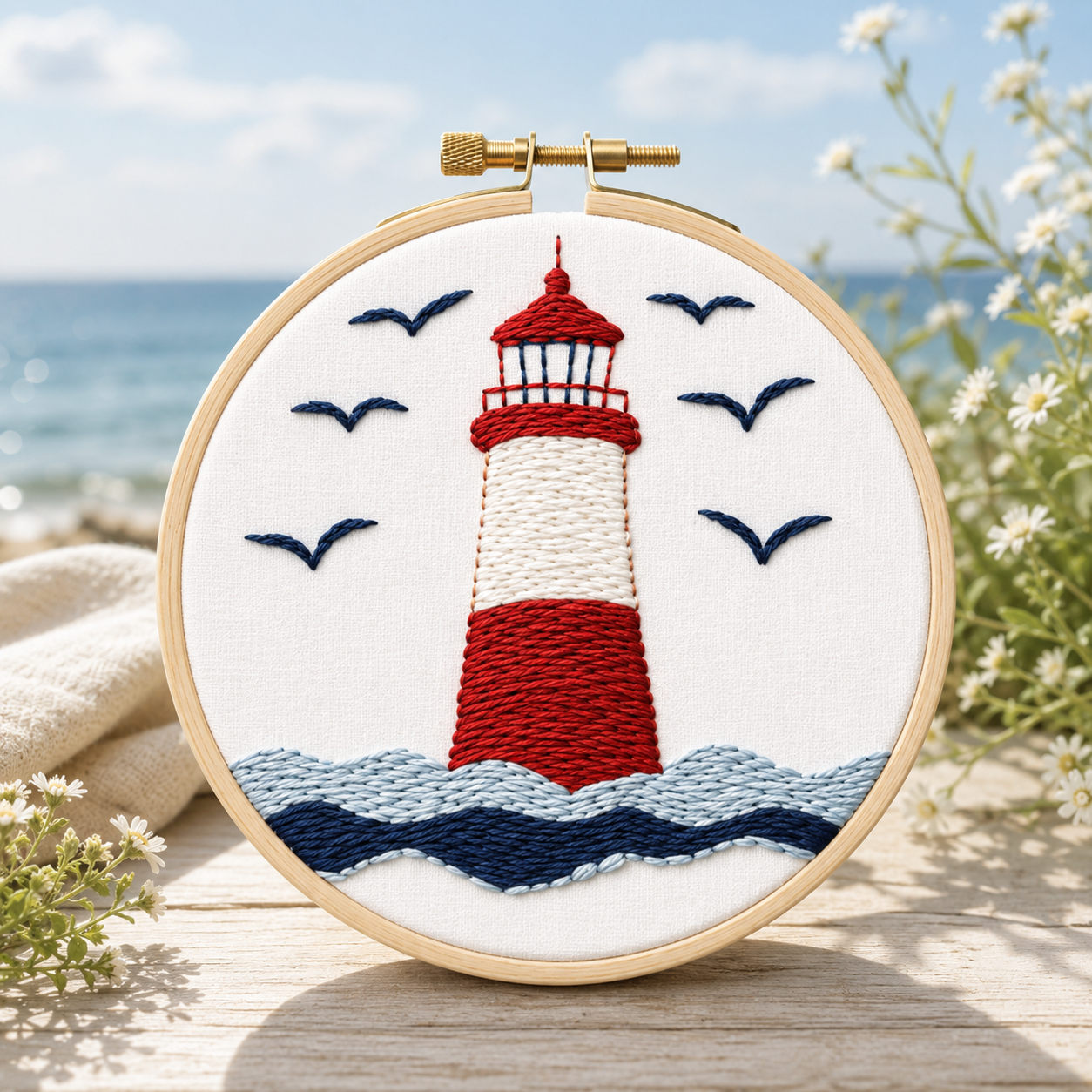 Lighthouse & Seagull