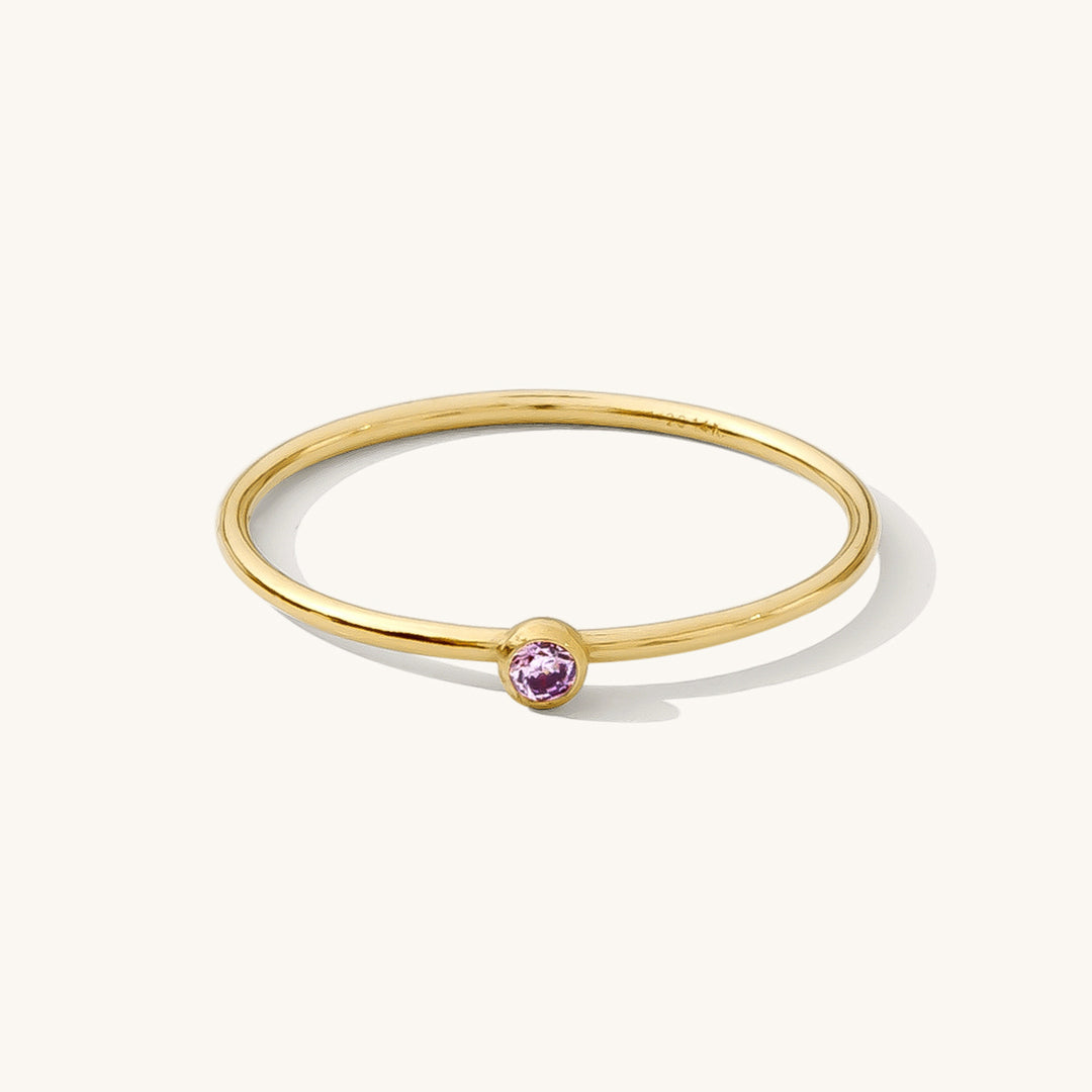 Birthstone Stacking Ring