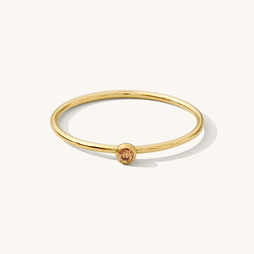 Birthstone Stacking Ring