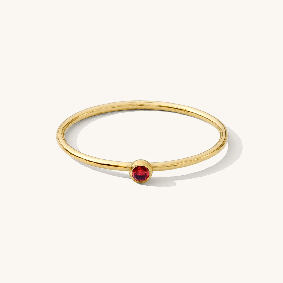 Birthstone Stacking Ring