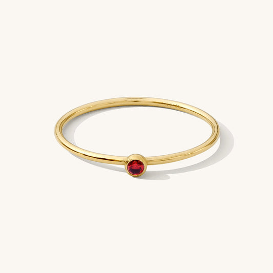 Birthstone Stacking Ring