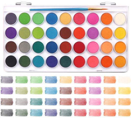 36 Watercolor Palette