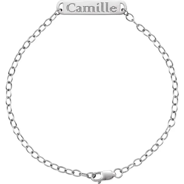 Engravable Bar Bracelet