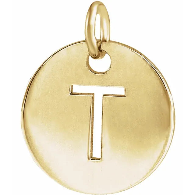 Cutout Letter Charm