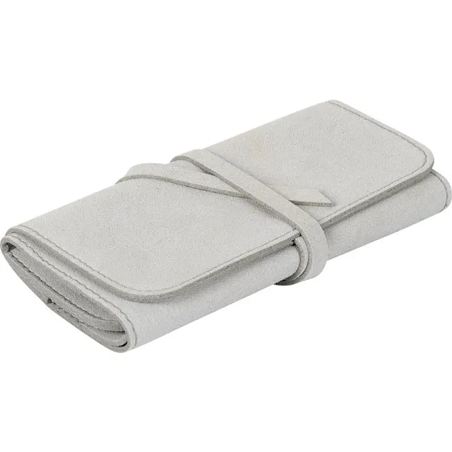 Suede Jewelry Travel Case