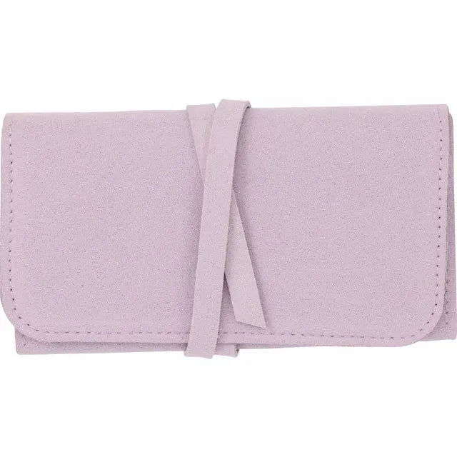 Suede Jewelry Travel Case