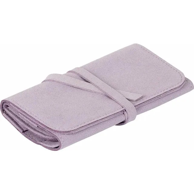 Suede Jewelry Travel Case