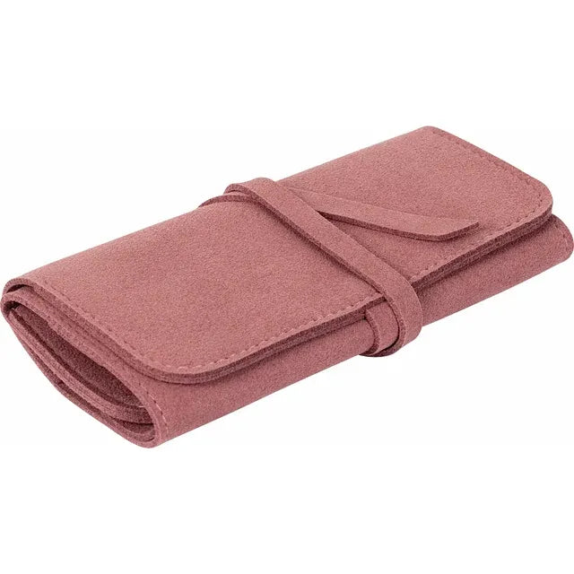 Suede Jewelry Travel Case