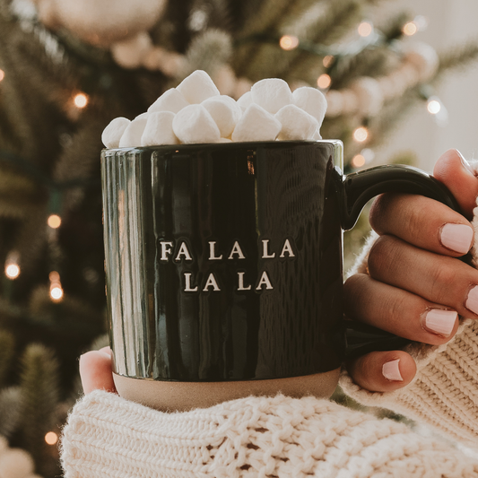 Fa La La - Stoneware Coffee Mug