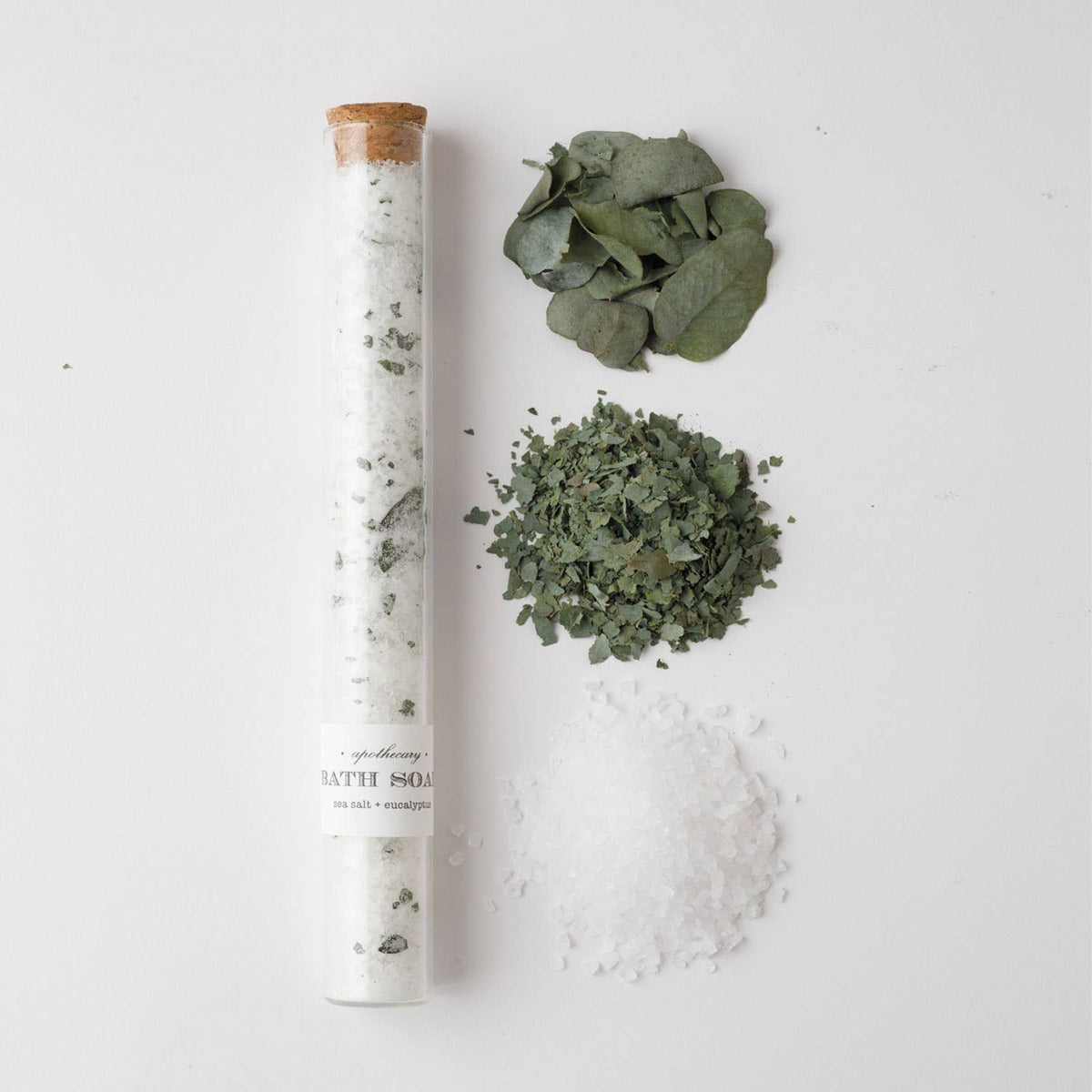 Sea Salt + Eucalyptus Bath Soak 16 oz. Pouch | salts refill 