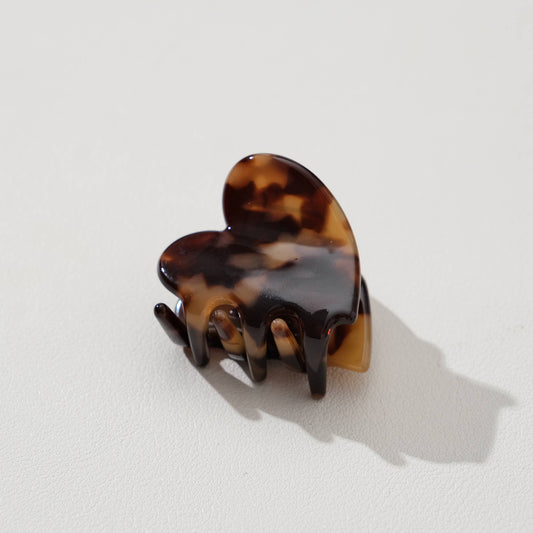 Mini Heart Claw Hair Clip