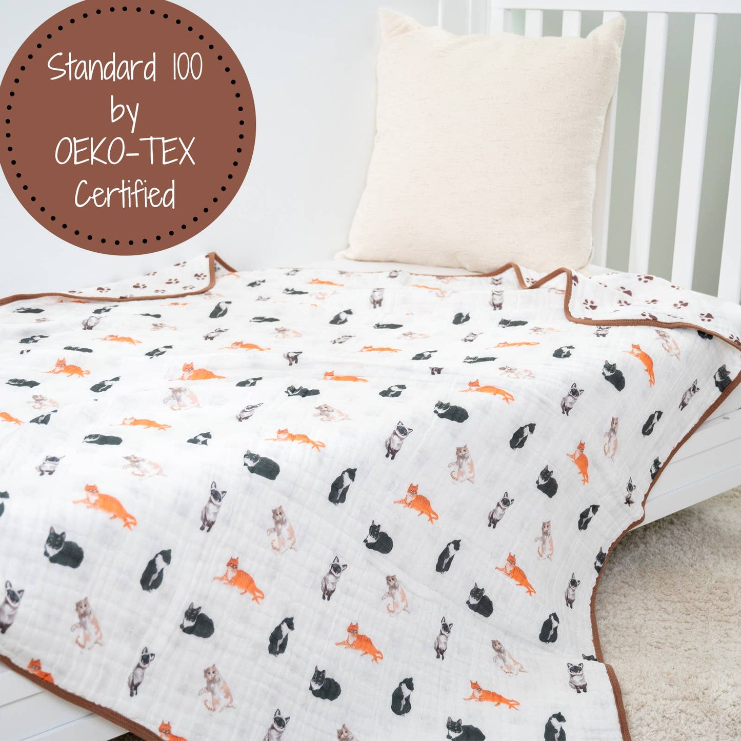 Muslin Blanket - Toddler - Kitty