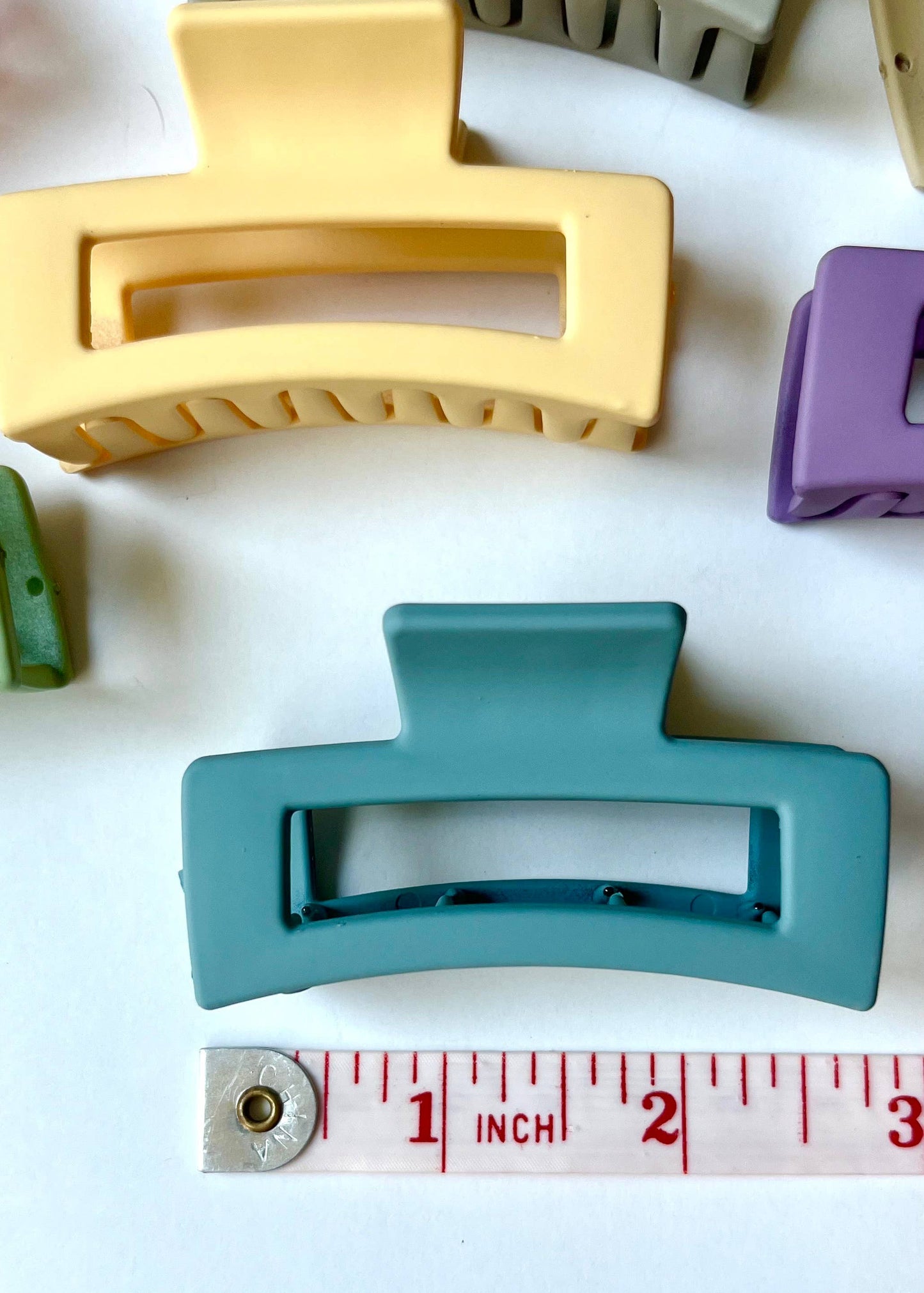 Rectangle Hair Claw Clips - S