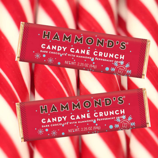 Candy Bar - Dark Chocolate - Candy Cane Crunch - 2.25 oz