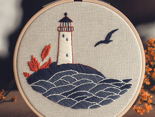 Lighthouse & Seagull