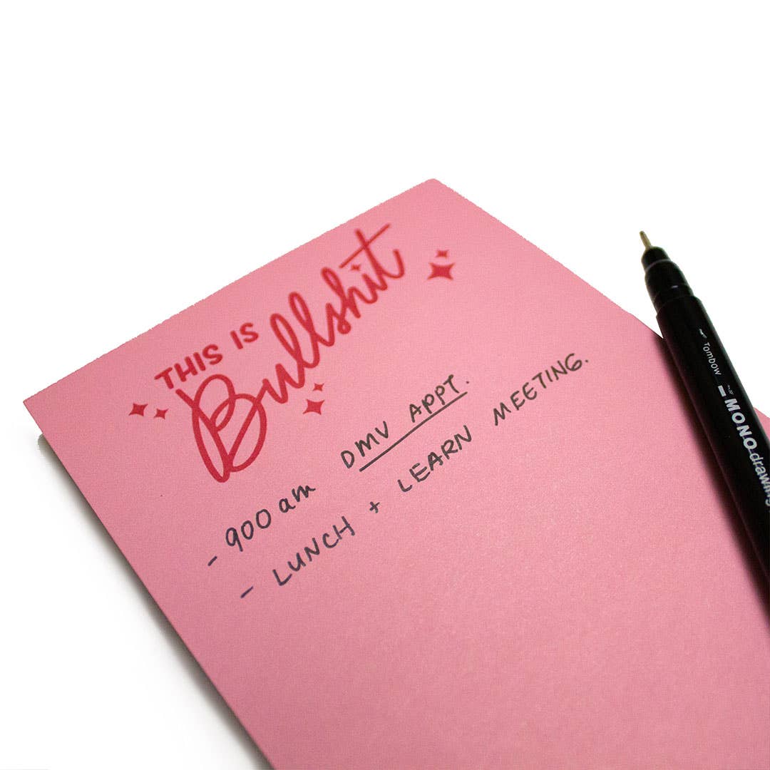 This is Bullshit - Long Notepad with Magnet