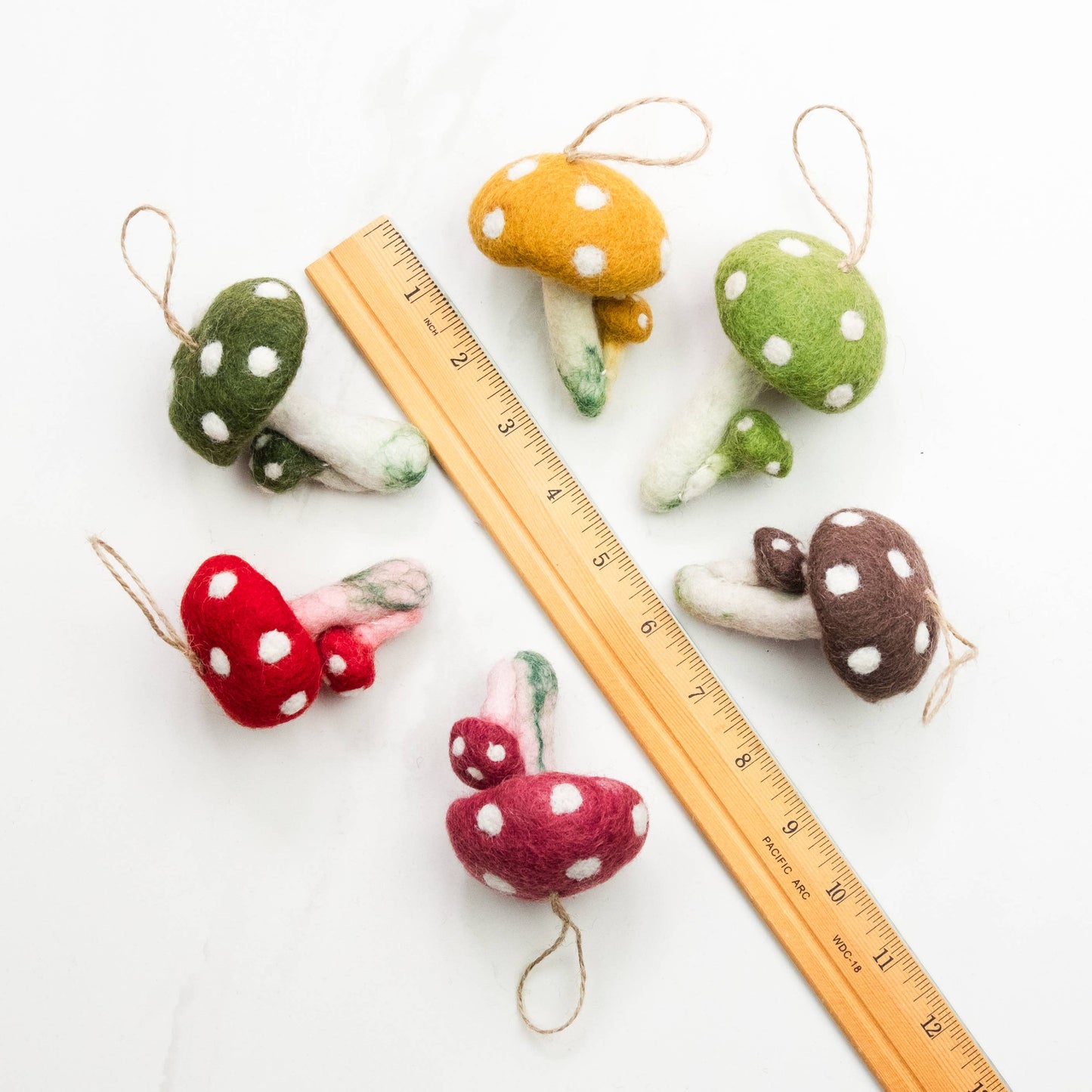 Ornament - Felt Mushrooms