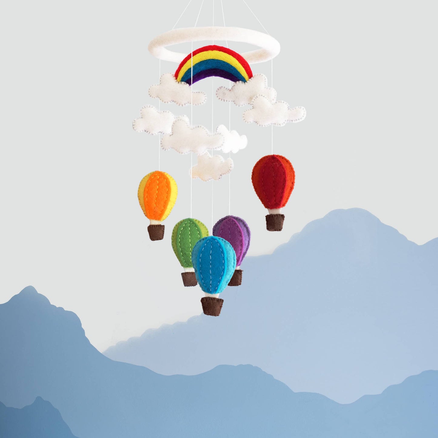 Baby Mobile - Nursery Décor - Hot Air Balloon