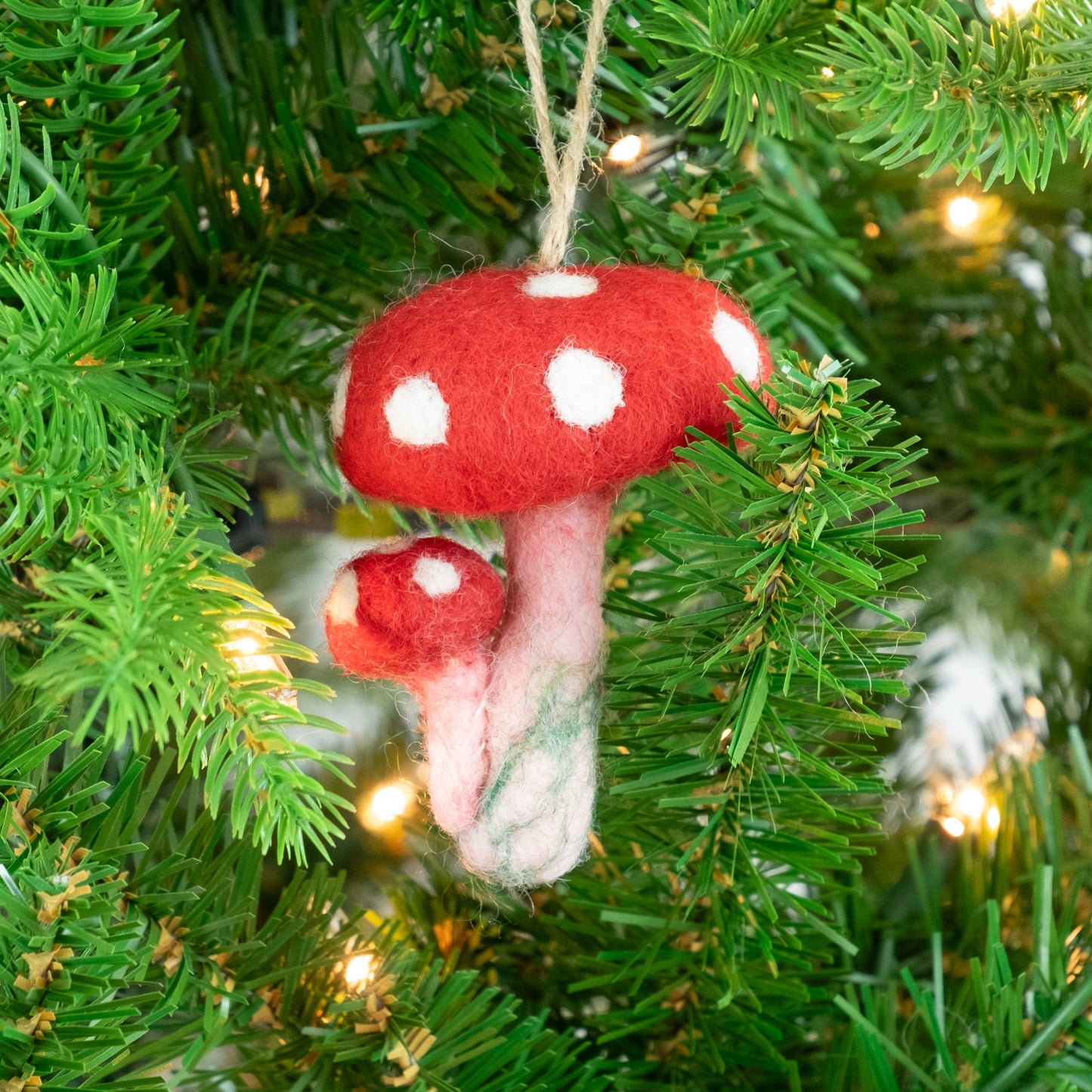 Ornament - Felt Mushrooms
