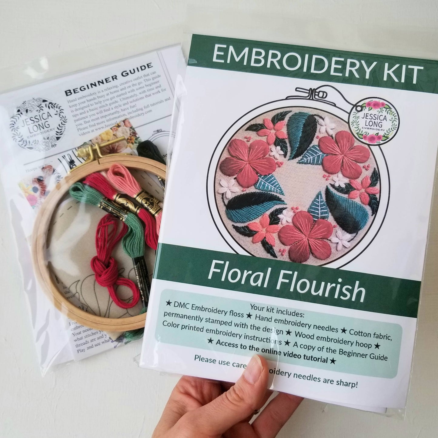 Floral Flourish - Embroidery Kit