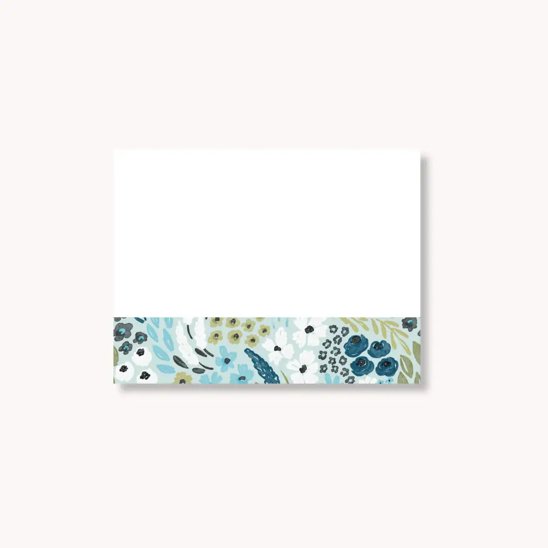 Floral Sticky Note, 4x3"