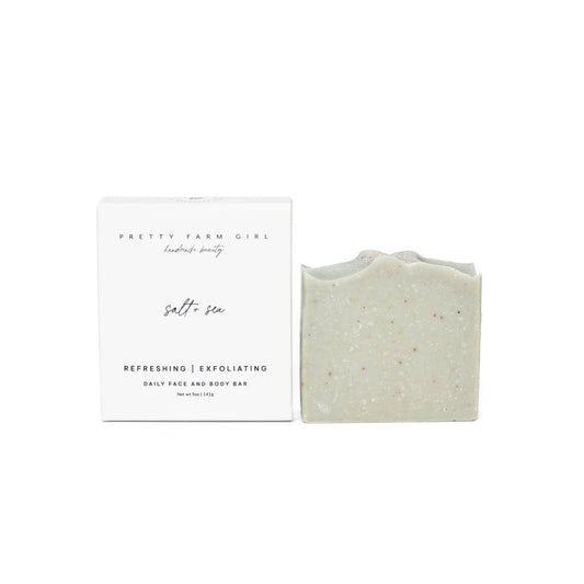 Salt + Sea Bar Handmade Tallow and Goat Milk Kefir Soap