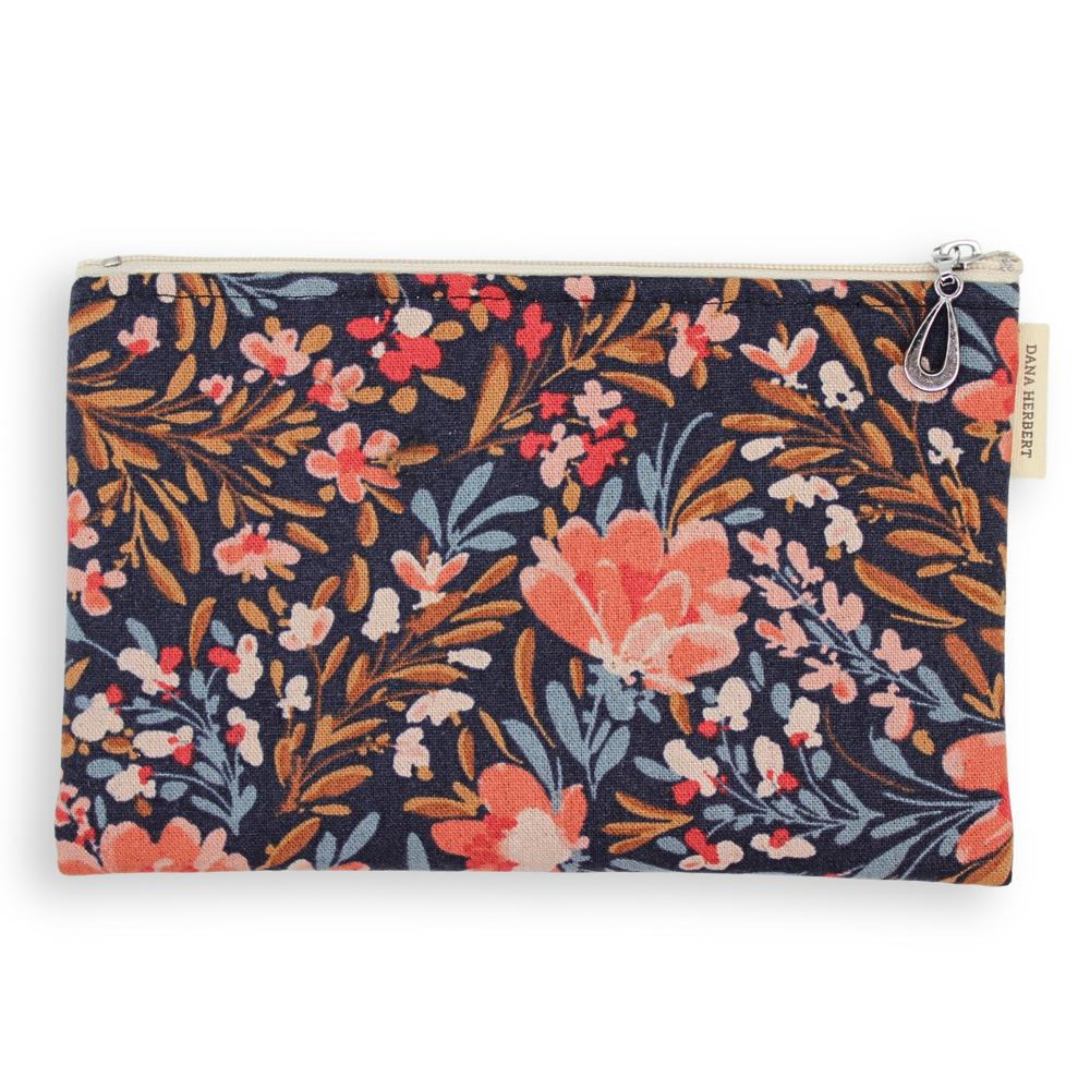 Canvas Wallet - Medium Zip Pouch